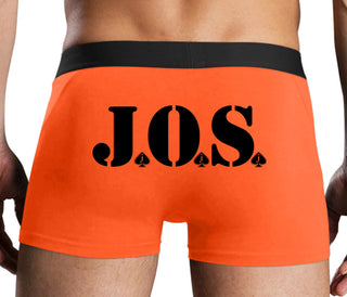 Jack Of Spades - Orange Boxer Brief