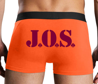 Jack Of Spades - Orange Boxer Brief