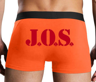 Jack Of Spades - Orange Boxer Brief