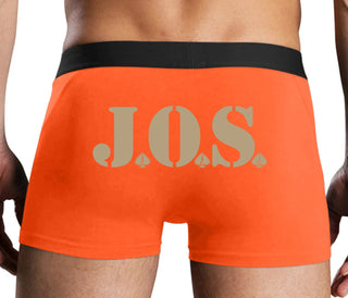 Jack Of Spades - Orange Boxer Brief