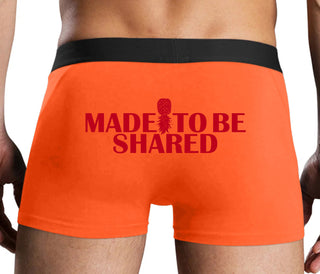 Made To Be Shared - Orange Boxer Brief