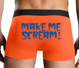 Make Me Scream - Orange Boxer Brief
