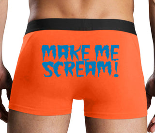 Make Me Scream - Orange Boxer Brief