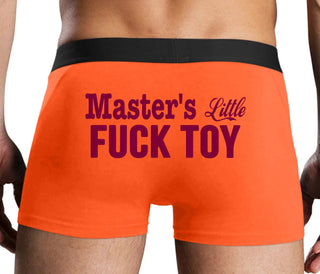 Master's Little Fuck Toy - Orange Boxer Brief