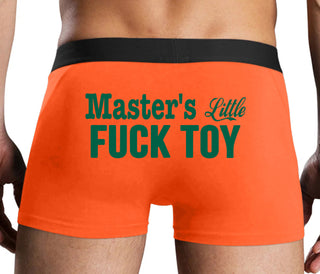 Master's Little Fuck Toy - Orange Boxer Brief