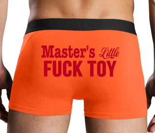 Master's Little Fuck Toy - Orange Boxer Brief