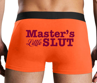 Master's Little Slut - Orange Boxer Brief
