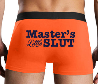 Master's Little Slut - Orange Boxer Brief