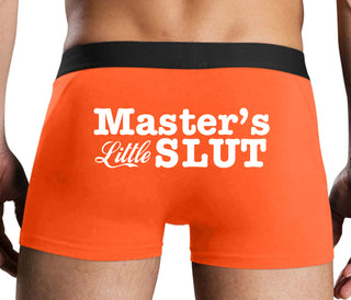 Master's Little Slut - Orange Boxer Brief