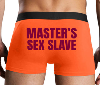 Masters Sex Slave - Orange Boxer Brief