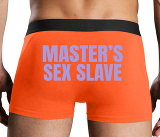Masters Sex Slave - Orange Boxer Brief