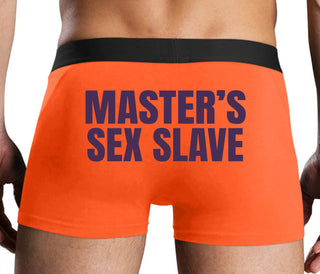 Masters Sex Slave - Orange Boxer Brief