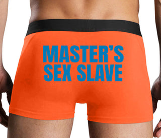 Masters Sex Slave - Orange Boxer Brief