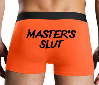 Master's Slut - Orange Boxer Brief