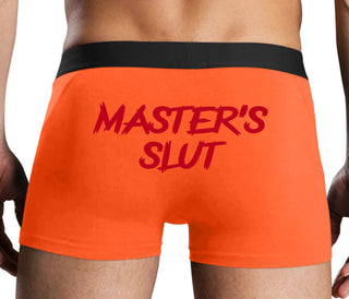 Master's Slut - Orange Boxer Brief
