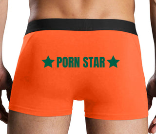 Porn Star - Orange Boxer Brief