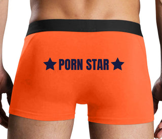 Porn Star - Orange Boxer Brief