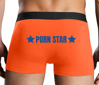 Porn Star - Orange Boxer Brief