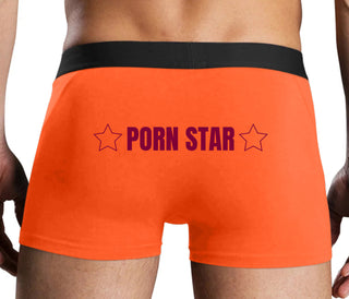 Porn Star - Orange Boxer Brief