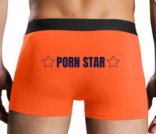 Porn Star - Orange Boxer Brief