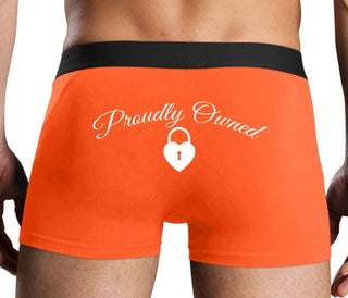 Proudly Owned - Orange Boxer Brief