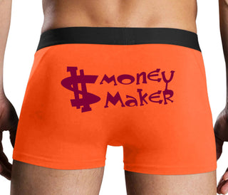 Money Maker - Orange Boxer Brief
