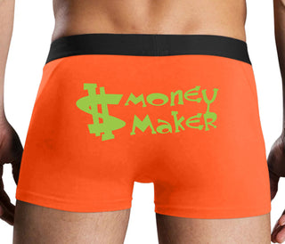 Money Maker - Orange Boxer Brief