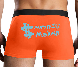 Money Maker - Orange Boxer Brief