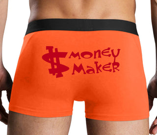 Money Maker - Orange Boxer Brief