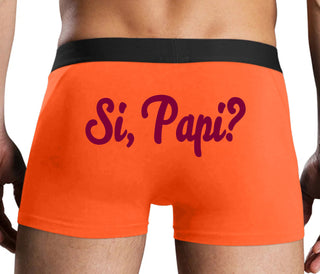 Si Pappi - Yes Daddy - Orange Boxer Brief