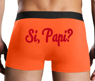 Si Pappi - Yes Daddy - Orange Boxer Brief