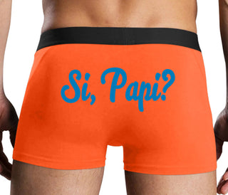 Si Pappi - Yes Daddy - Orange Boxer Brief
