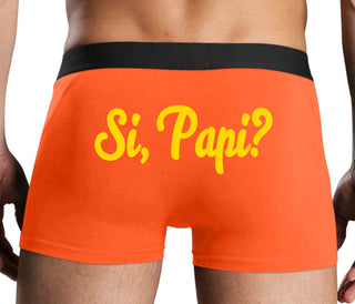 Si Pappi - Yes Daddy - Orange Boxer Brief