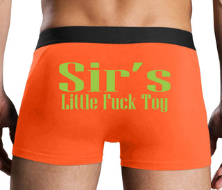 Sir's Little Fuck Toy - Orange Boxer Brief