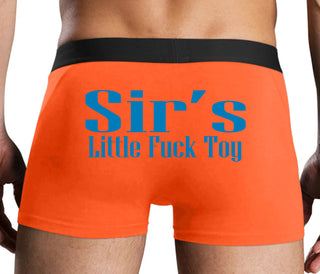 Sir's Little Fuck Toy - Orange Boxer Brief