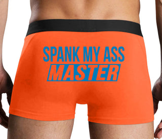 Spank My Ass Master - Orange Boxer Brief