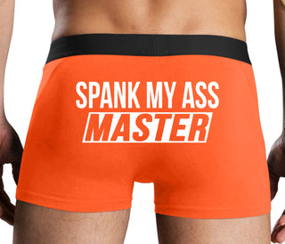 Spank My Ass Master - Orange Boxer Brief