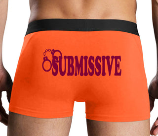 Submissive - Cuff Logo - Orange Boxer Brief