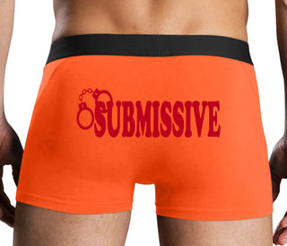 Submissive - Cuff Logo - Orange Boxer Brief