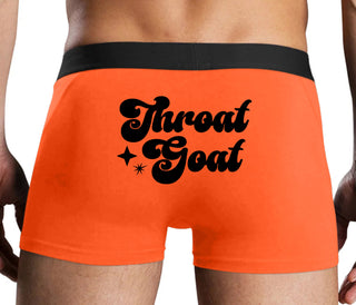 Throat Goat - Deep Throat Expert - Orange Boxer Brief