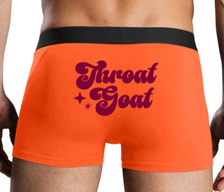 Throat Goat - Deep Throat Expert - Orange Boxer Brief