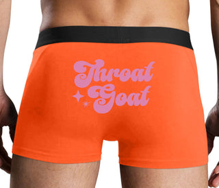 Throat Goat - Deep Throat Expert - Orange Boxer Brief