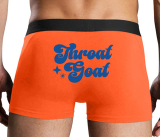 Throat Goat - Deep Throat Expert - Orange Boxer Brief