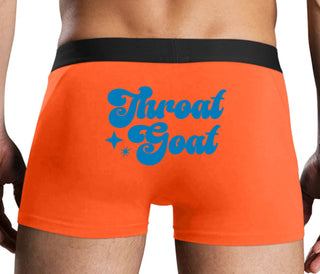 Throat Goat - Deep Throat Expert - Orange Boxer Brief