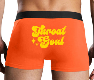 Throat Goat - Deep Throat Expert - Orange Boxer Brief