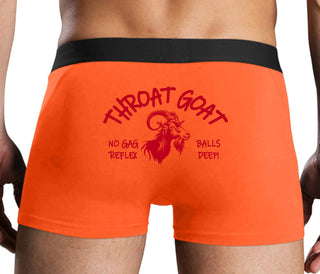 Throat Goat - Orange Boxer Brief