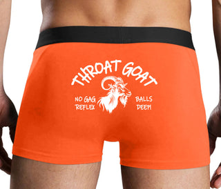 Throat Goat - Orange Boxer Brief