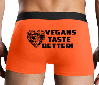 Vegans Tastes Better - Orange Boxer Brief