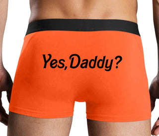 Yes Daddy ? - Orange Boxer Brief