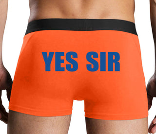 Yes Sir - Orange Boxer Brief